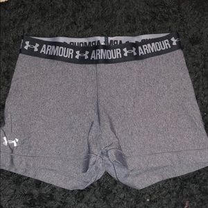 Under armor spandex shorts